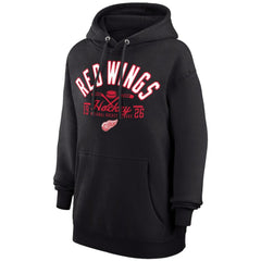 Detroit Red Wings Starter Puck Pullover Hoodie - Black | US 200595932