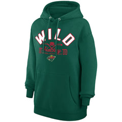 Minnesota Wild Starter Puck Pullover Hoodie - Green | US 200595976