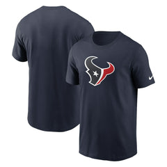 Houston Texans Primetime Logo Essential T-Shirt - Navy T-shirts