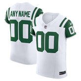 New York Jets Vapor F.U.S.E. Elite Custom Jersey - White Jerseys