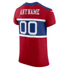 New York Giants Alternate Vapor F.U.S.E. Elite Custom Jersey - Red Jerseys