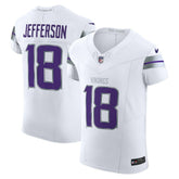 Justin Jefferson Minnesota Vikings Alternate Vapor F.U.S.E. Elite Player Jersey - White Jerseys