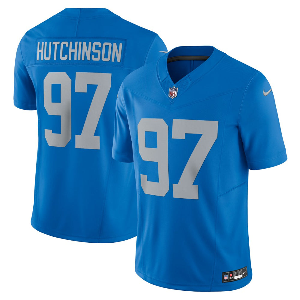 Aidan Hutchinson Detroit Lions Vapor F.U.S.E. Alternate Limited Jersey - Blue Jerseys