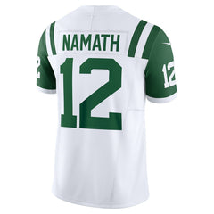 Joe Namath New York Jets Classic Alternate Vapor F.U.S.E. Retired Player Limited Jersey - White Jerseys