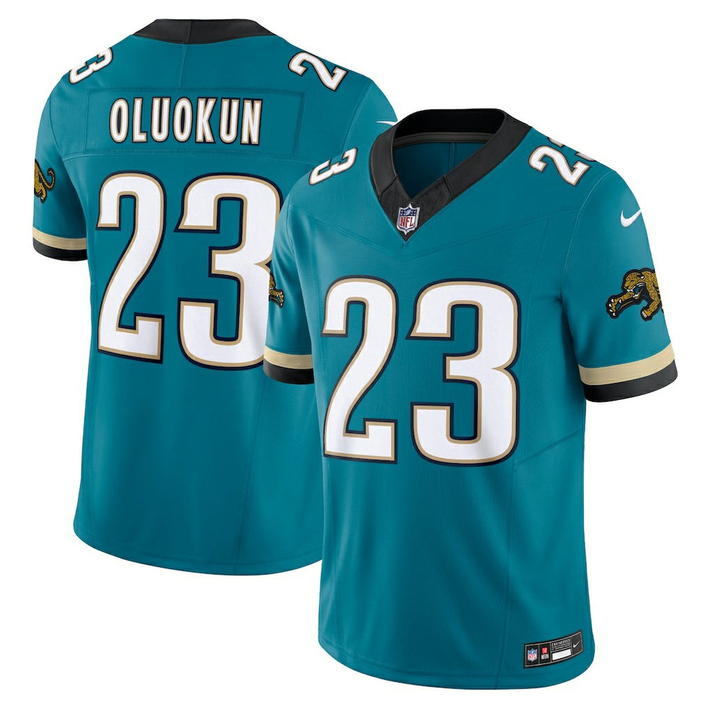 Foye Oluokun Jacksonville Jaguars Prowler Throwback Vapor F.U.S.E. Limited Jersey - Teal Jerseys