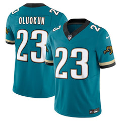 Foye Oluokun Jacksonville Jaguars Prowler Throwback Vapor F.U.S.E. Limited Jersey - Teal Jerseys