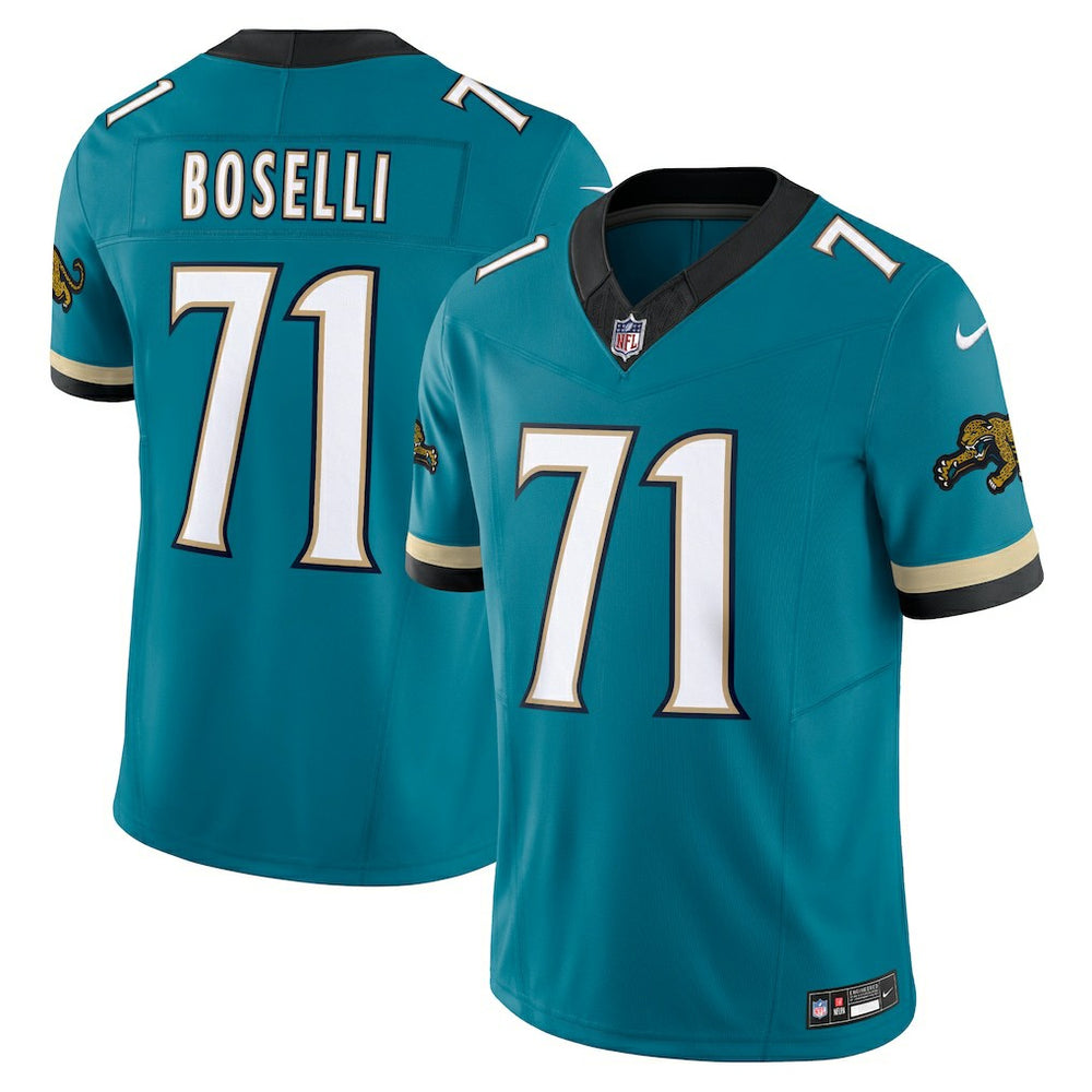 Tony Boselli Jacksonville Jaguars Prowler Throwback Vapor F.U.S.E. Limited Retired Player Jersey - Teal Jerseys