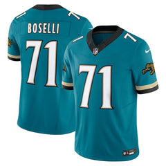 Tony Boselli Jacksonville Jaguars Prowler Throwback Vapor F.U.S.E. Limited Retired Player Jersey - Teal Jerseys