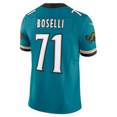 Tony Boselli Jacksonville Jaguars Prowler Throwback Vapor F.U.S.E. Limited Retired Player Jersey - Teal Jerseys
