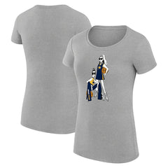 Indiana Pacers G-III 4Her by Carl Banks Women's Super-Slim Fit Lightweight Basketball Girls T-Shirt Heather Gray outlet