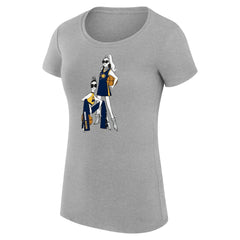 Indiana Pacers G-III 4Her by Carl Banks Women's Super-Slim Fit Lightweight Basketball Girls T-Shirt Heather Gray outlet