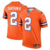 Patrick Surtain II Denver Broncos Legend Player Performance Top - Orange Tops