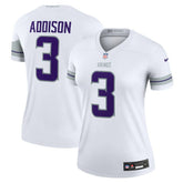 Jordan Addison Minnesota Vikings Women's Alternate Legend Player Performance Top - White Tops