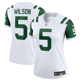 Garrett Wilson New York Jets Women's Alternate Legend Player Performance Top - Classic Alternate White Tops