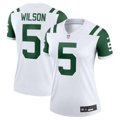 Garrett Wilson New York Jets Women's Alternate Legend Player Performance Top - Classic Alternate White Tops