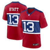 Jalin Hyatt New York Giants Alternate Player Game Jersey - Century Red Jerseys