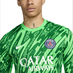 Paris Saint-Germain 2024/25 Goalkeeper Replica Stadium Long Sleeve Jersey Green - Nike outlet