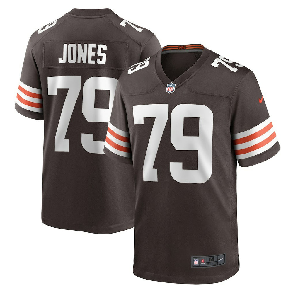 Dawand Jones Cleveland Browns Team Game Jersey - Brown Jerseys