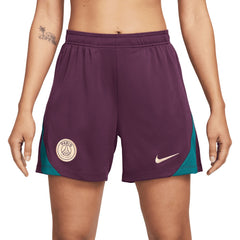 Paris Saint-Germain Women's 2024/25 Strike Performance Shorts Burgundy - Nike