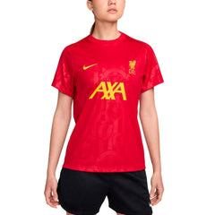 Liverpool Women's 2024/25 Academy Pro Pre-Match Top Red - Nike sale