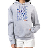 New York Islanders G-III 4Her by Carl Banks Women's Hockey Love Fleece Pullover Hoodie - Gray | US 200607255