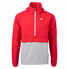 New York Giants Cutter & Buck Charter Eco Recycled Anorak Half-Zip Jacket - Red Jackets