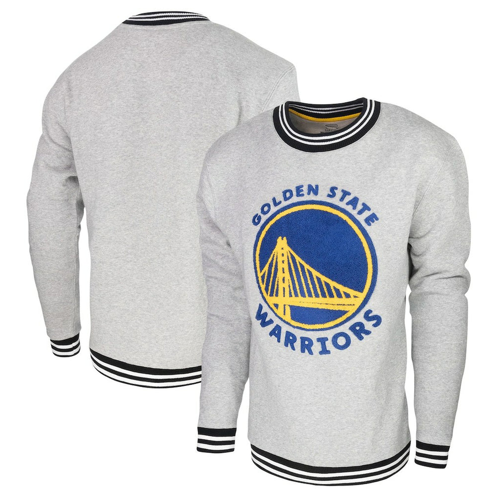 Golden State Warriors Stadium Essentials Club Level Pullover Sweatshirt Heather Gray outlet