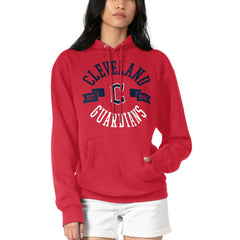 Cleveland Guardians G-III 4Her by Carl Banks Women's City Graphic Pullover Hoodie - Red Hoodies
