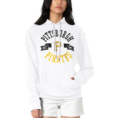 Pittsburgh Pirates G-III 4Her by Carl Banks Women's City Graphic Pullover Hoodie - White Hoodies