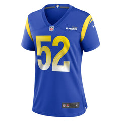 Larrell Murchison Los Angeles Rams Women's Team Game Jersey - Royal Jerseys