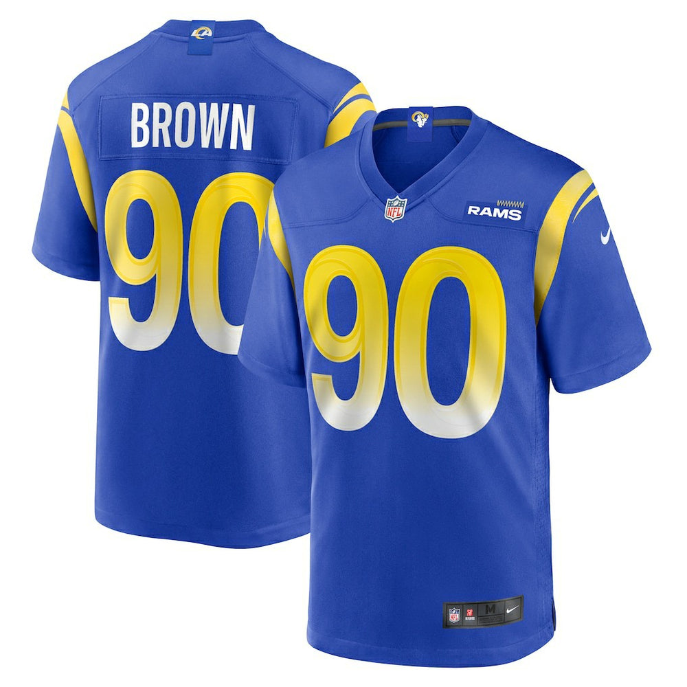 Earnest Brown IV Los Angeles Rams Team Game Jersey - Royal Jerseys