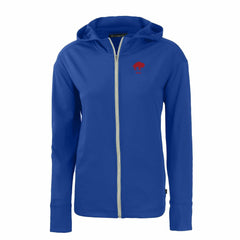 Buffalo Bills Cutter & Buck Women's Throwback Daybreak Eco Recycled Half-Zip Hoodie - Royal Hoodies