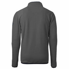 Detroit Lions Cutter & Buck Throwback Cascade Eco Sherpa Fleece Quarter-Zip Pullover Jacket - Gray/Black Pullover