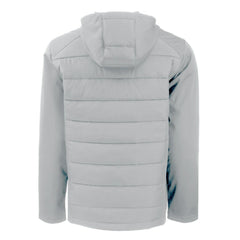 Atlanta Falcons Cutter & Buck Throwback Evoke Hybrid Eco Softshell Recycled Full-Zip Hoodie Jacket - Gray Hoodies