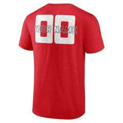 Houston Rockets Stellar Personalized Name & Number T-Shirt Red