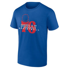 Philadelphia 76ers Stellar Personalized Name & Number T-Shirt Royal outlet