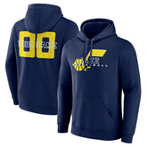 Utah Jazz Stellar Personalized Name & Number Pullover Hoodie Navy