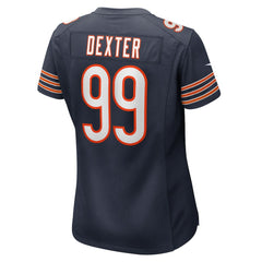 Gervon Dexter Sr Chicago Bears Women's Team Game Jersey - Navy Jerseys