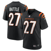 Jordan Battle Cincinnati Bengals Team Game Jersey - Black Jerseys