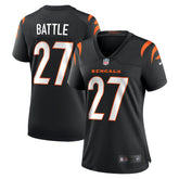 Jordan Battle Cincinnati Bengals Women's Team Game Jersey - Black Jerseys