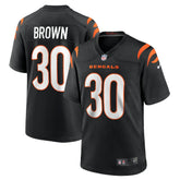 Chase Brown Cincinnati Bengals Team Game Jersey - Black Jerseys