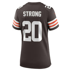 Pierre Strong Jr. Cleveland Browns Women's Team Game Jersey - Brown Jerseys