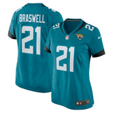 Christian Braswell Jacksonville Jaguars Women's Team Game Jersey - Teal Jerseys