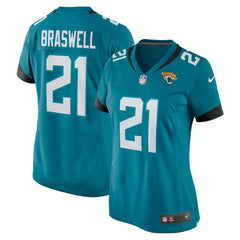 Christian Braswell Jacksonville Jaguars Women's Team Game Jersey - Teal Jerseys
