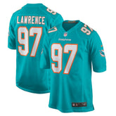 Rashard Lawrence Miami Dolphins Team Game Jersey - Aqua Jerseys