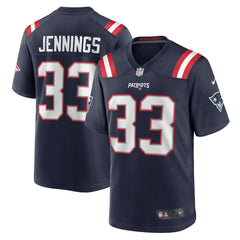 Anfernee Jennings New England Patriots Team Game Jersey - Navy Jerseys