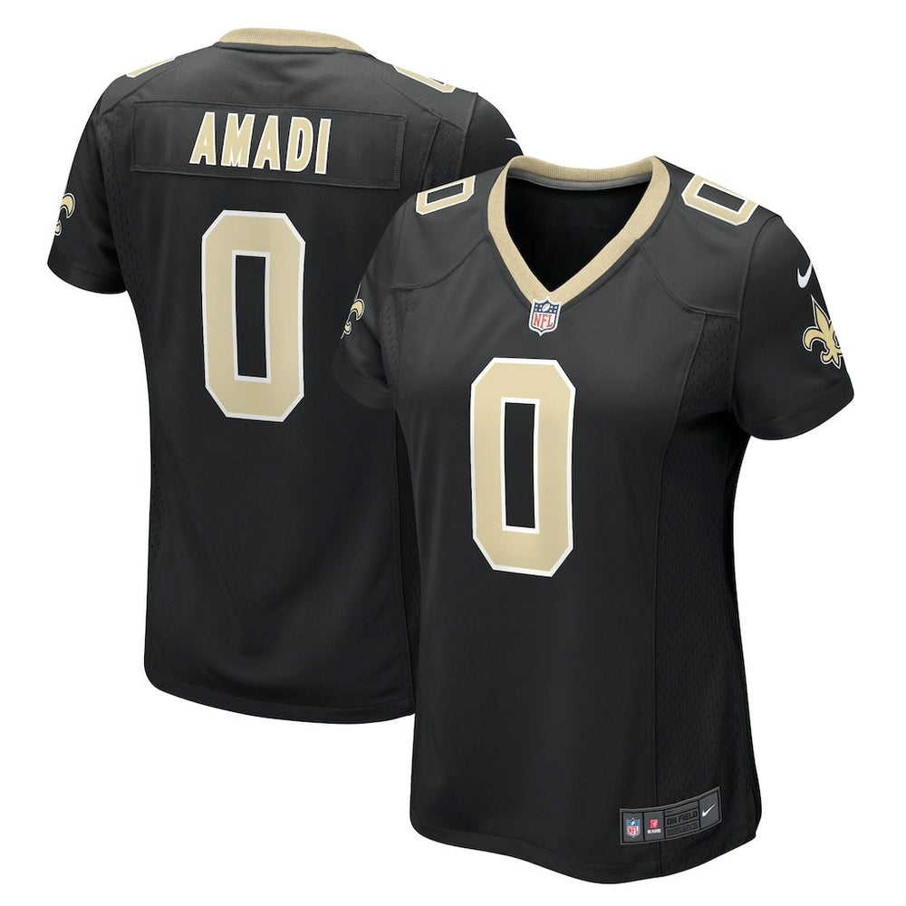 Ugo Amadi New Orleans Saints Women's Team Game Jersey - Black Jerseys