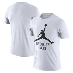 Brooklyn Nets Essential Jumpman T-Shirt White - Nike
