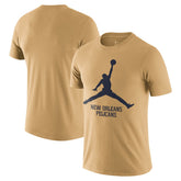 New Orleans Pelicans Essential Jumpman T-Shirt Gold - Nike