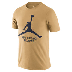 New Orleans Pelicans Essential Jumpman T-Shirt Gold - Nike